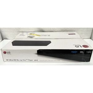 New LG UP875 Ultra HD 4K Blu-ray DVD Player with Remote Open Box